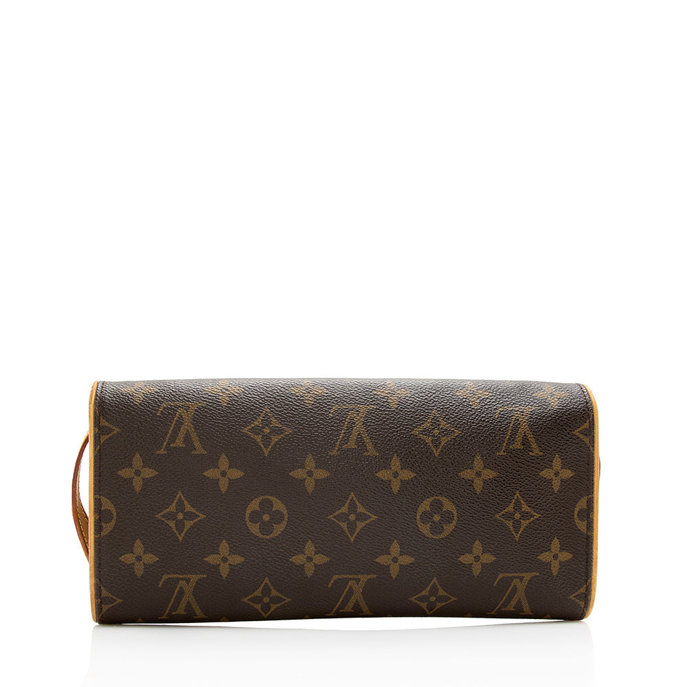 Louis Vuitton Vintage Monogram Canvas Pochette Twin GM Shoulder Bag (SHF-20314)