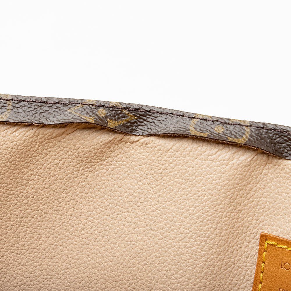 Louis Vuitton Vintage Monogram Canvas Sac Plat Tote (SHF-20209)