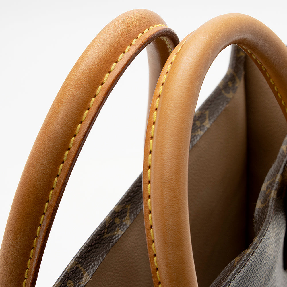 Louis Vuitton Vintage Monogram Canvas Sac Plat Tote (SHF-20209)