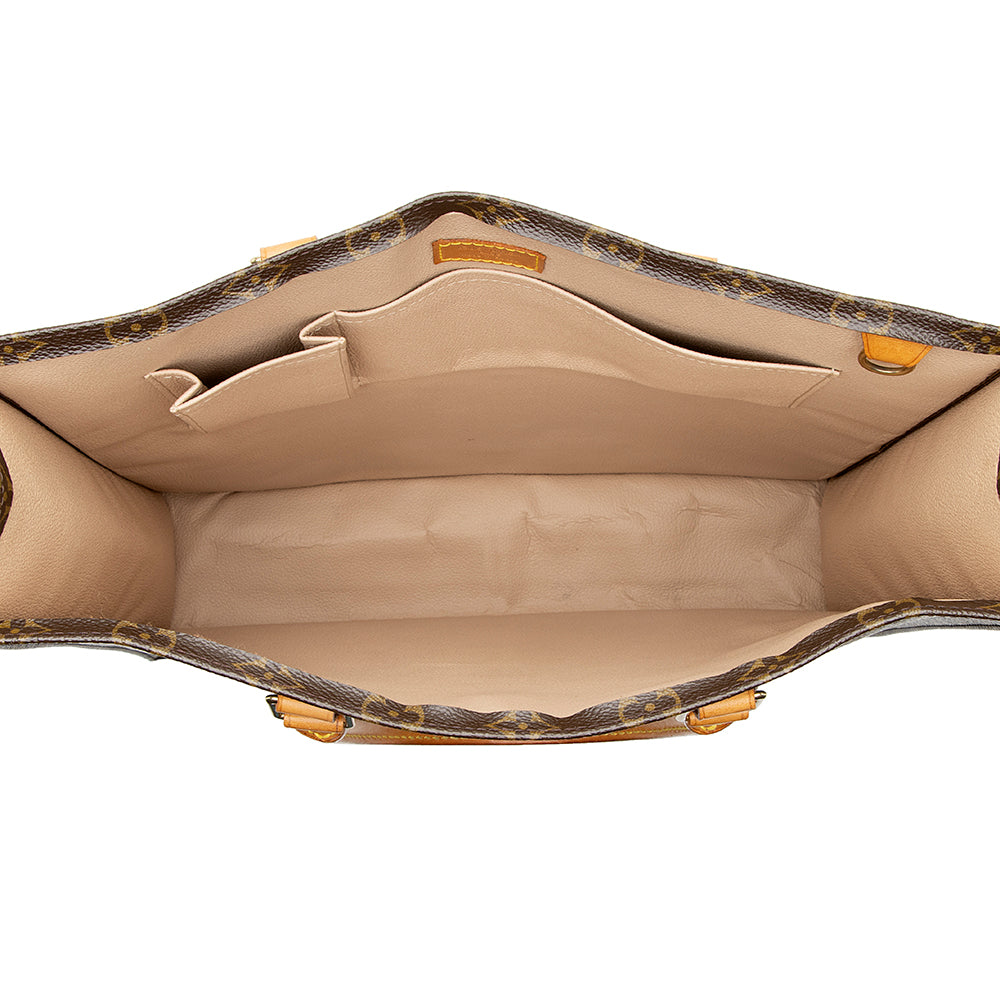 Louis Vuitton Vintage Monogram Canvas Sac Plat Tote (SHF-20209)