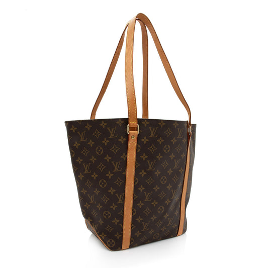 Louis Vuitton Vintage Monogram Canvas Sac Shopping 48 Tote (SHF-vt9bdi)