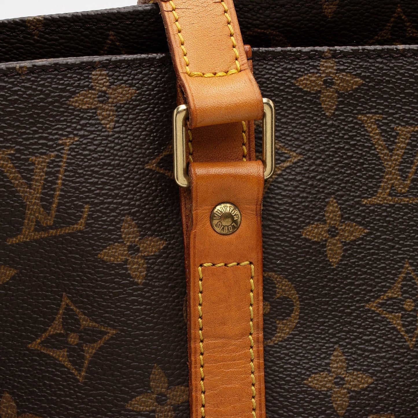 Louis Vuitton Vintage Monogram Canvas Sac Shopping 48 Tote (SHF-JstH3X)