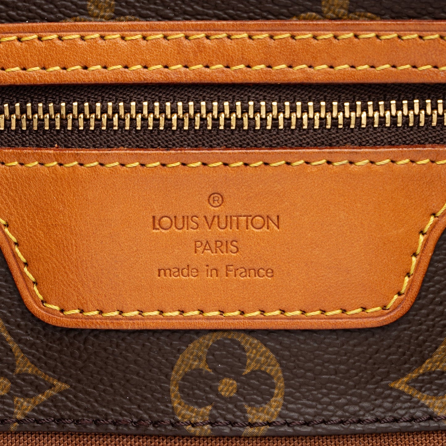 Louis Vuitton Vintage Monogram Canvas Sac Shopping 48 Tote (SHF-JstH3X)