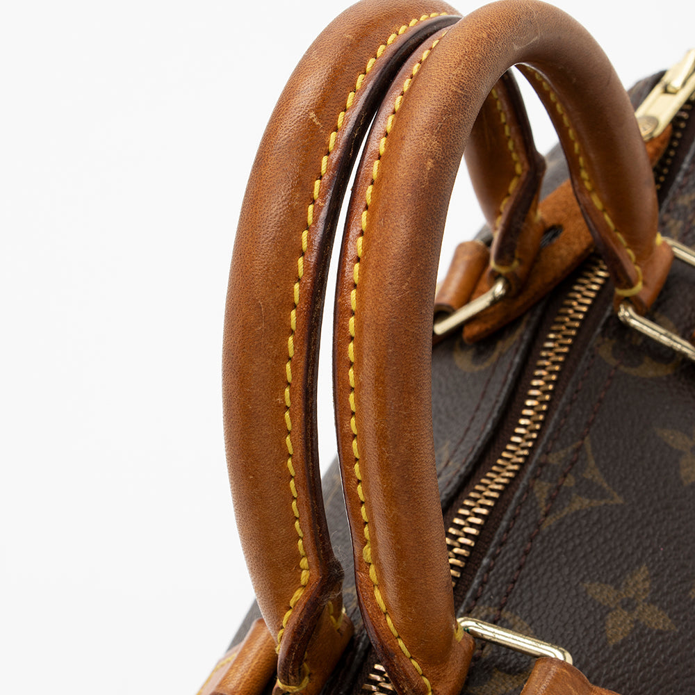 Louis Vuitton Vintage Monogram Canvas Speedy 25 Satchel (SHF-17555)