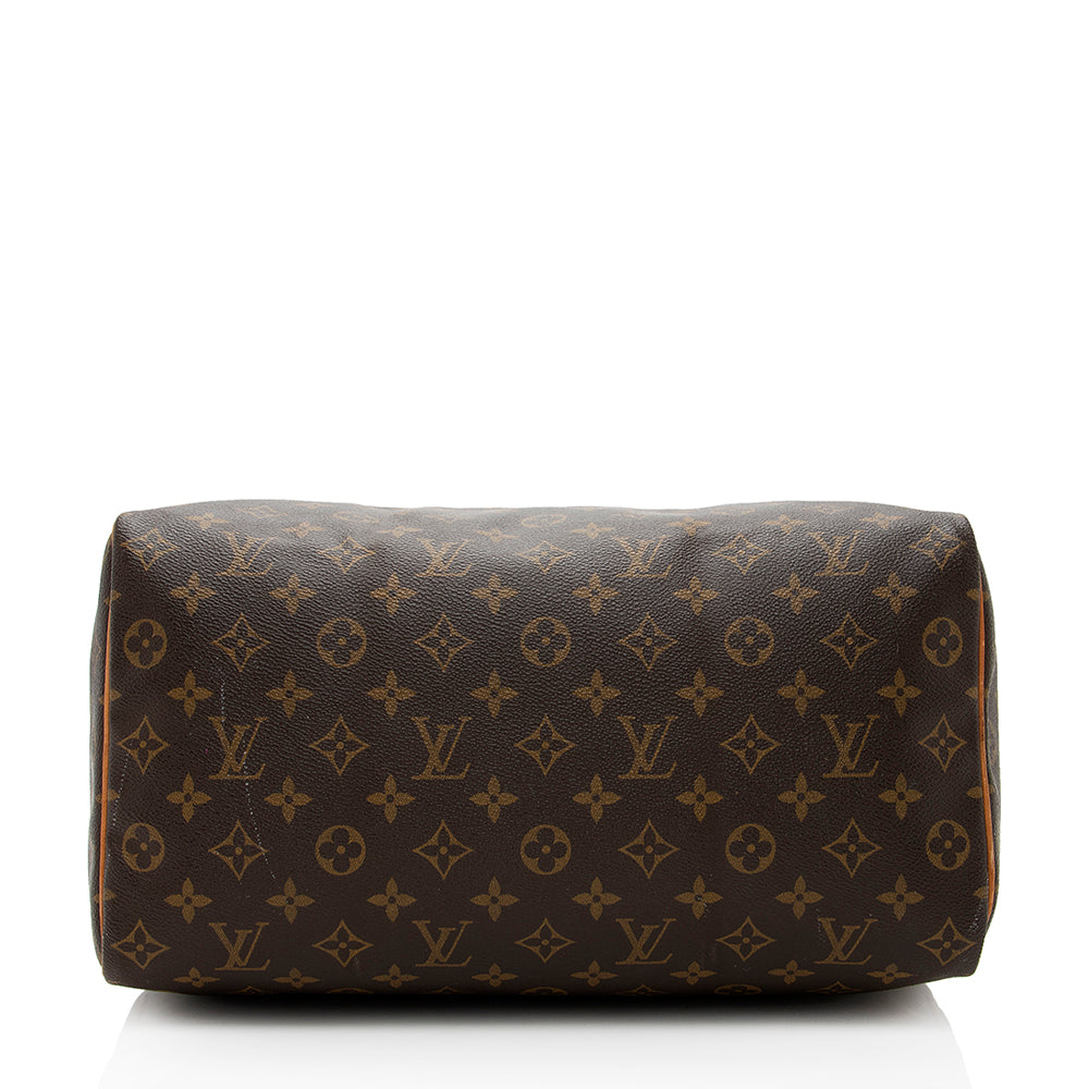 Louis Vuitton Monogram Canvas Speedy 35 Satchel (SHF-18363)