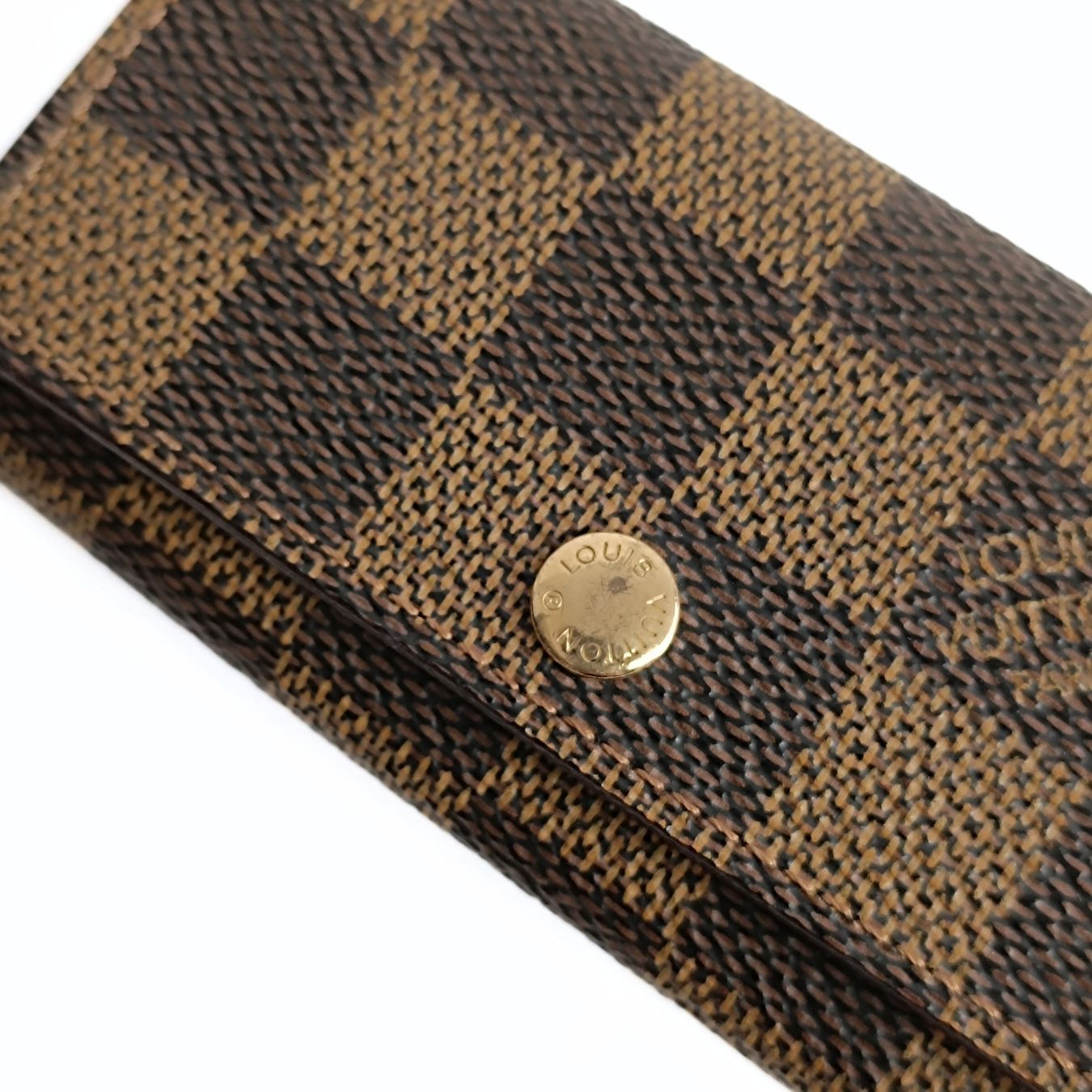 LOUIS VUITTON Louis Vuitton Louis Vuitton Damier Ebene key ring 4 hooks