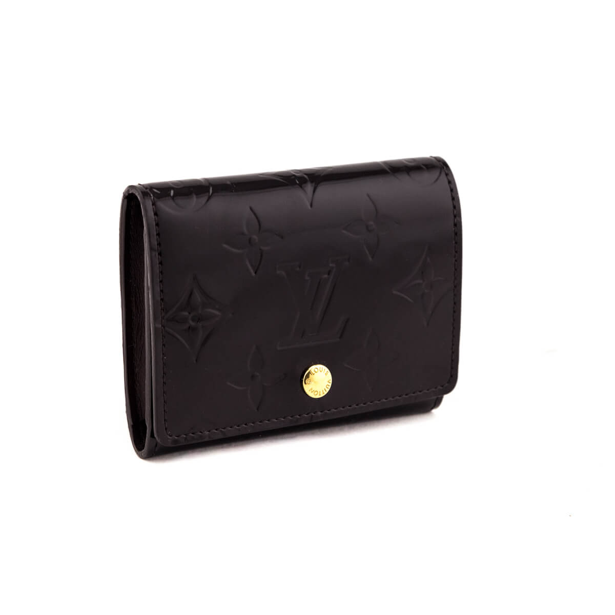 Louis Vuitton Amarante Monogram Vernis Business Card Holder