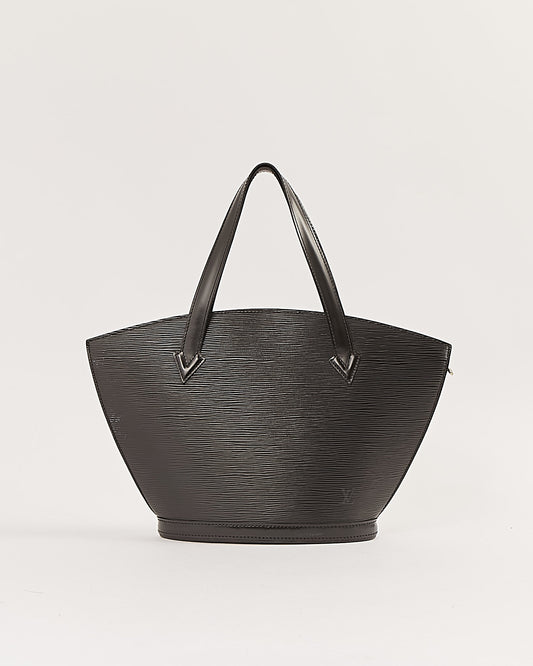Louis Vuitton Black Epi Leather St-Jacques Tote Bag