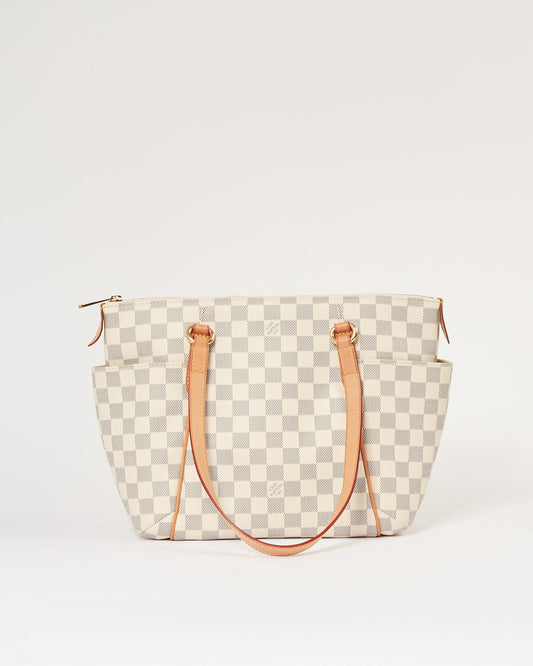 Louis Vuitton Damier Azur Canvas Totally PM Tote Bag