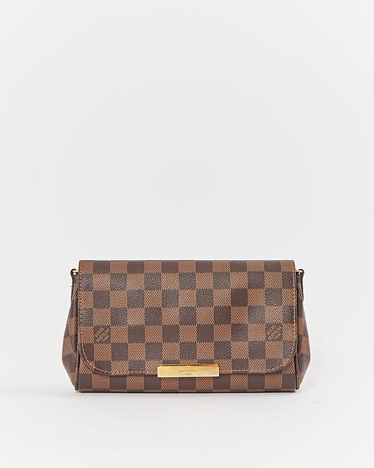 Louis Vuitton Damier Ebene Canvas Favorite PM Crossbody Bag
