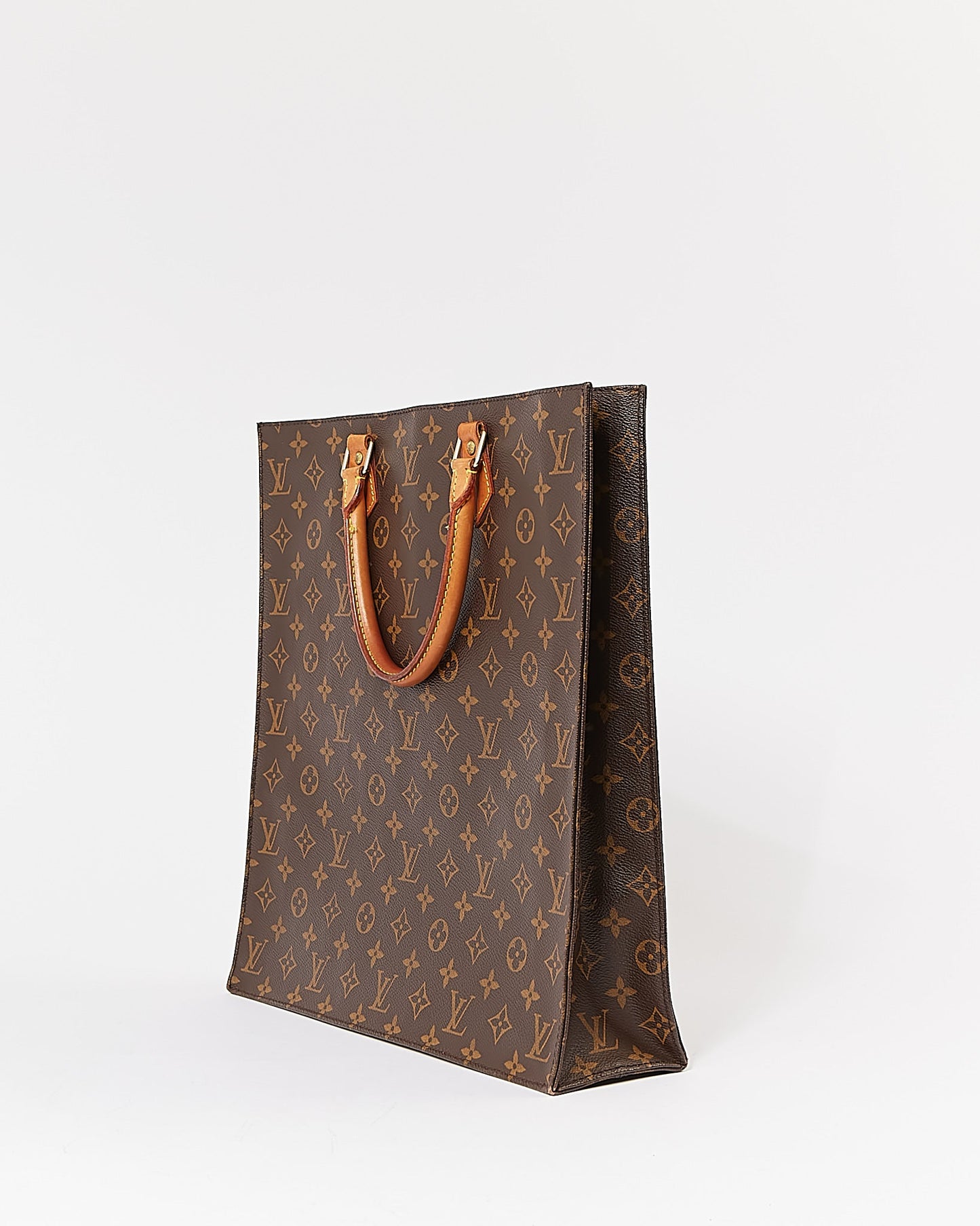 Louis Vuitton Monogram Canvas Sac Plat Tote Bag