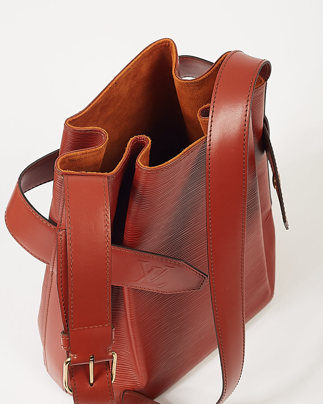 Louis Vuitton Tan Epi Leather Sac Epaule 27 Bucket Bag