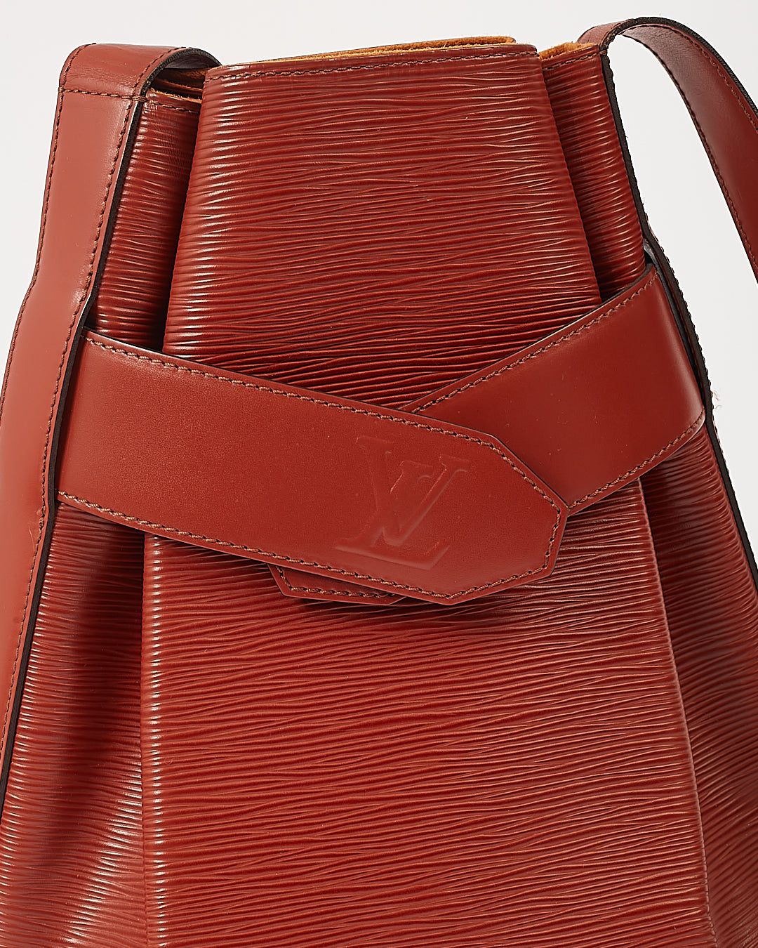 Louis Vuitton Tan Epi Leather Sac Epaule 27 Bucket Bag