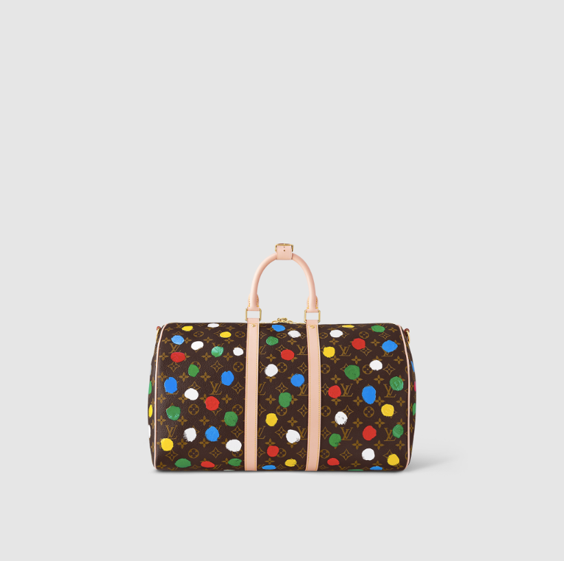 Louis Vuitton Yayoi Kusama Keepall Bandouliere 45 M46377