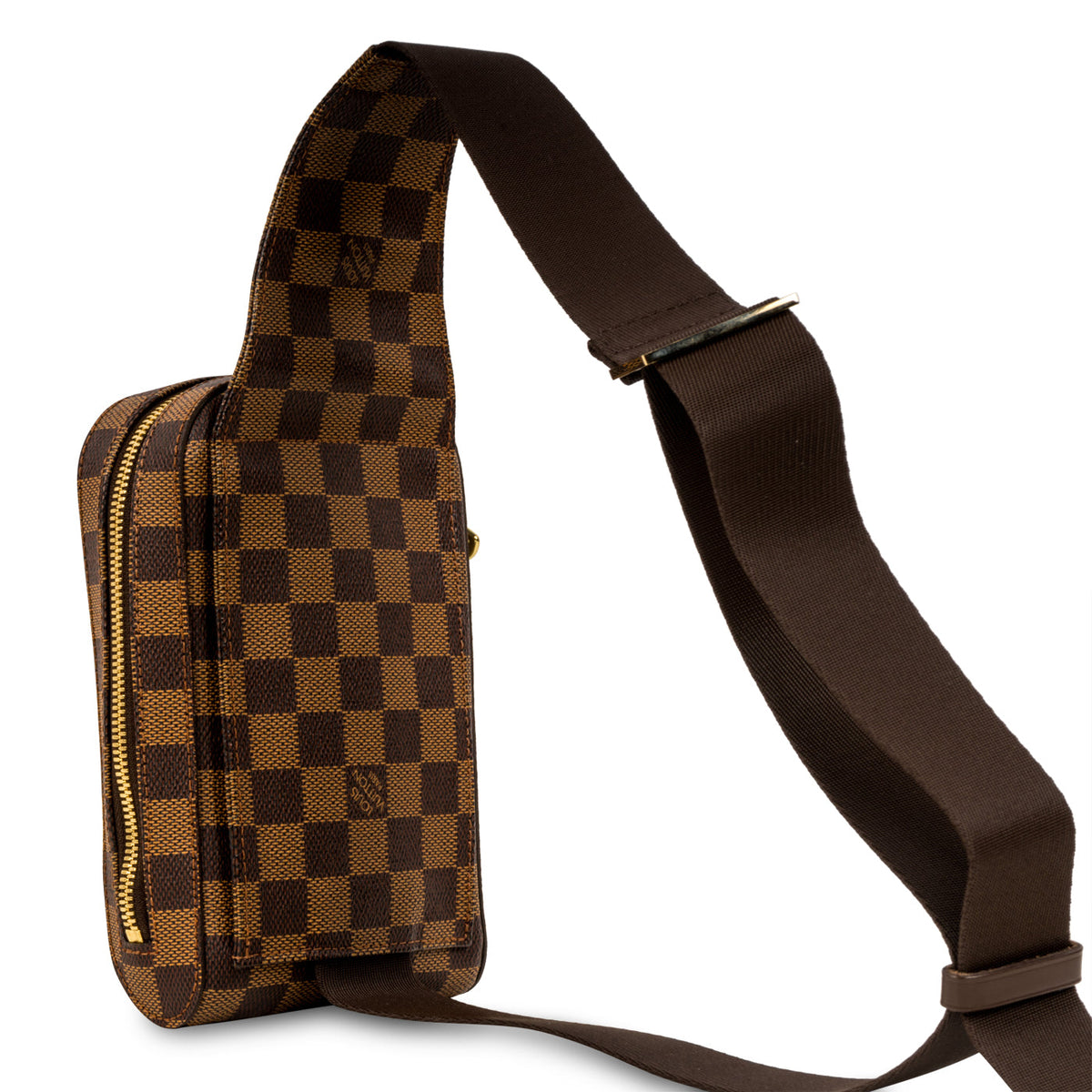 Géronimos - Damier Ebene - Brown Bum Bag