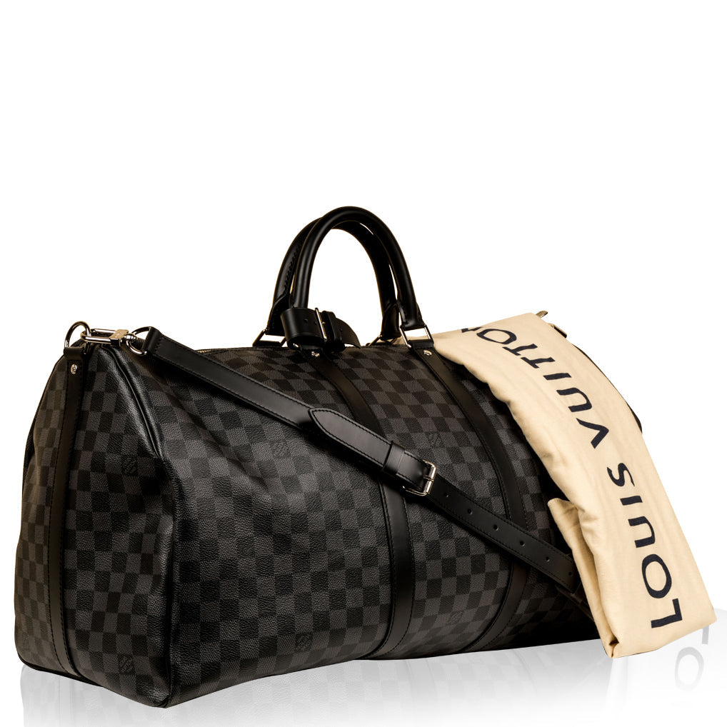 Keepall Bandoulière 55 - Damier Graphite