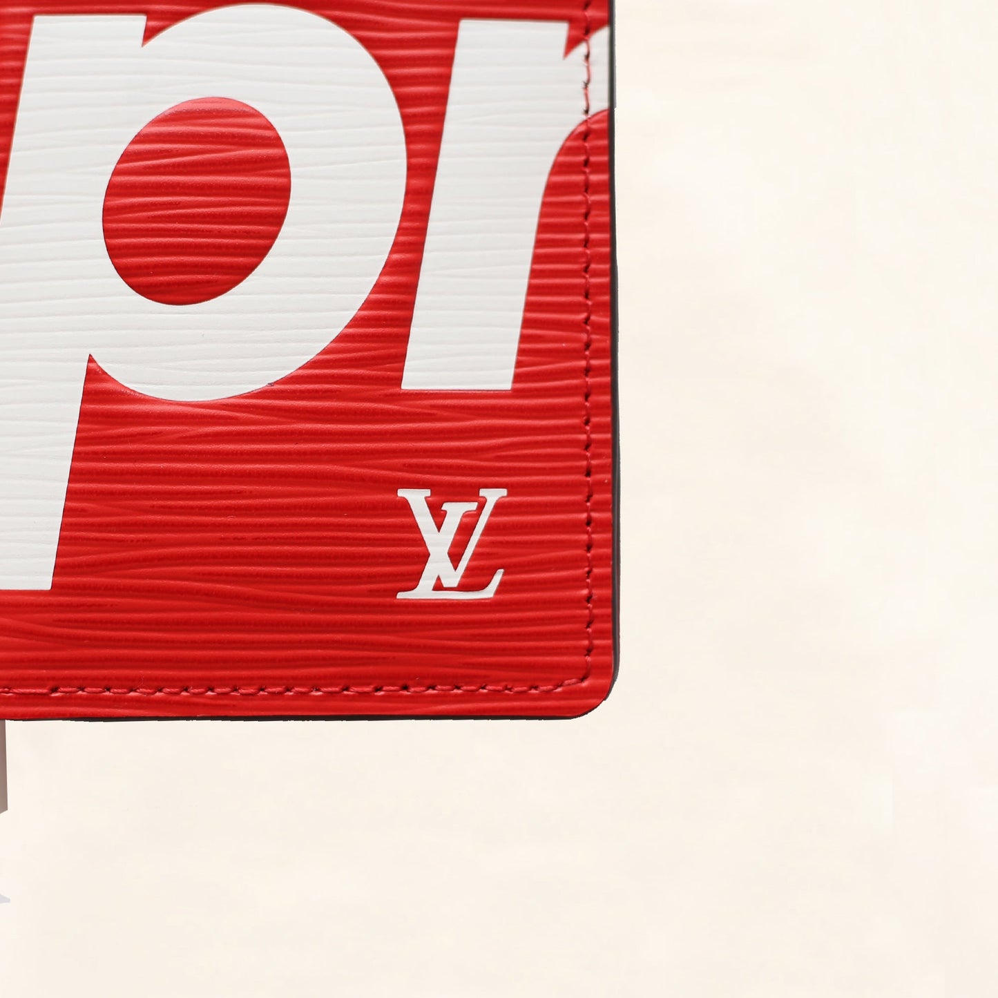 Louis Vuitton | Supreme Epi Pocket Organizer Wallet | Red