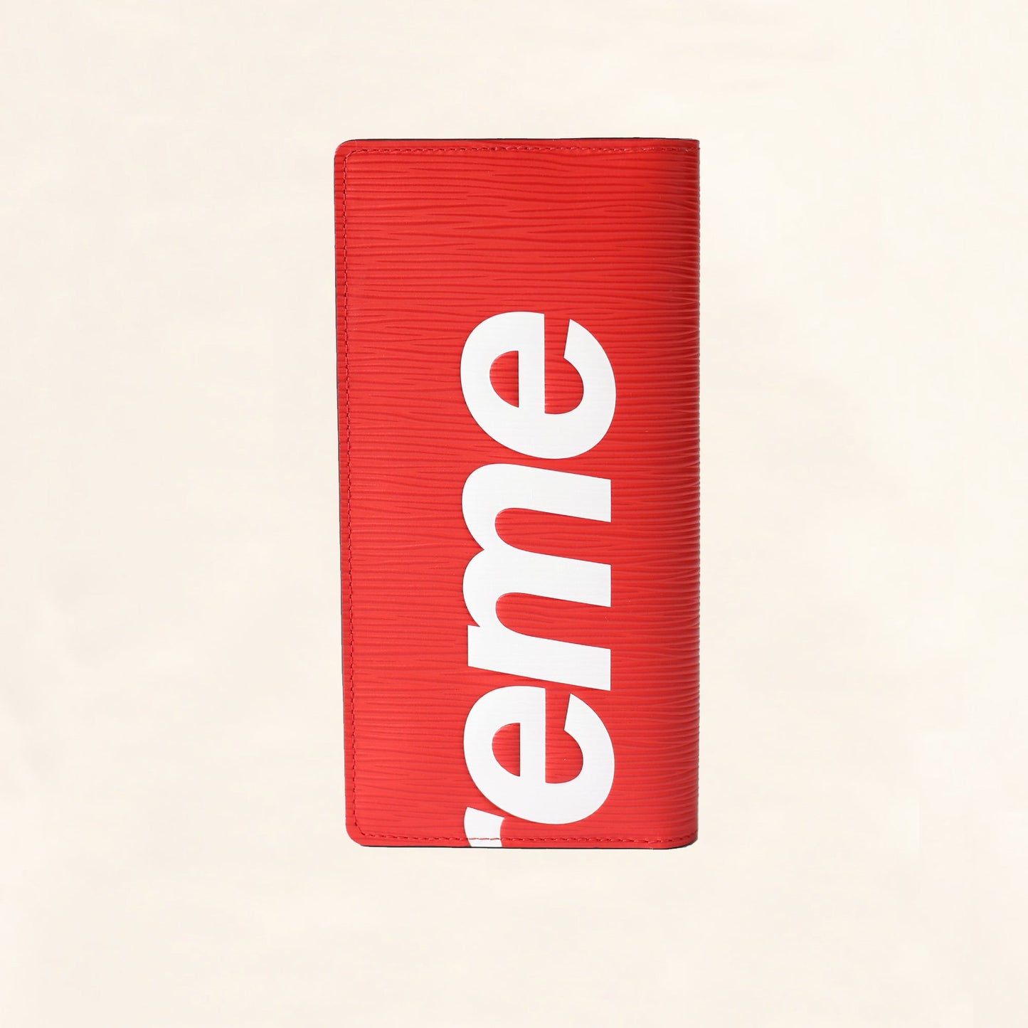Louis Vuitton | Supreme Brazza Long Wallet Epi | Red
