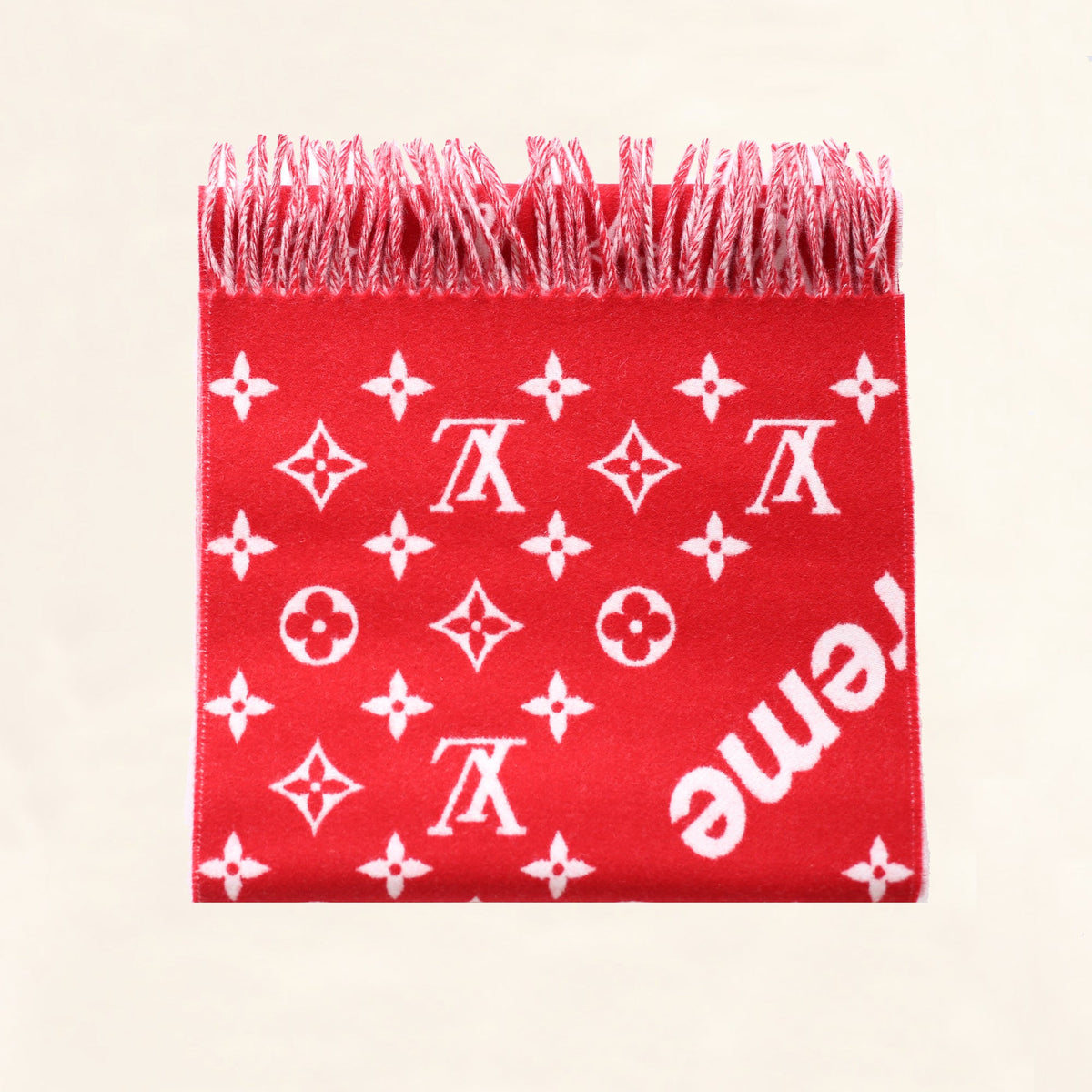 Louis Vuitton | Supreme Scarf | Red