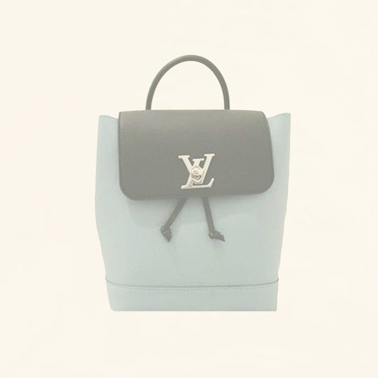 Louis Vuitton | Calfskin Lockme Backpack | Pastel Baby Blue
