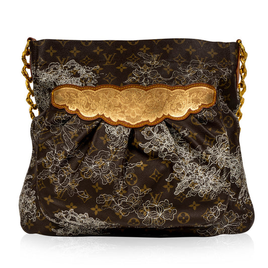 Large Shoulder Bag - Monogram Dentelle