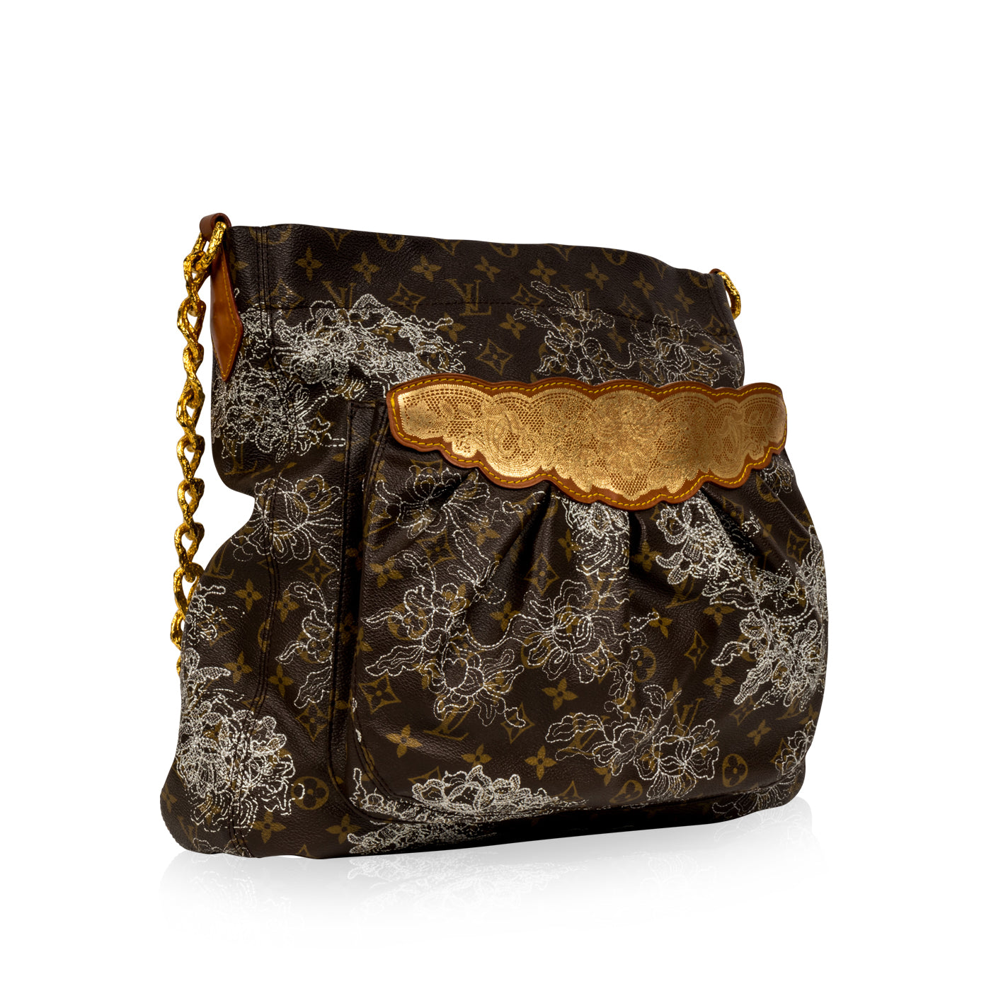 Large Shoulder Bag - Monogram Dentelle