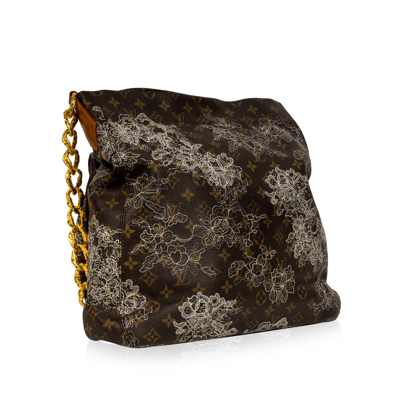 Large Shoulder Bag - Monogram Dentelle