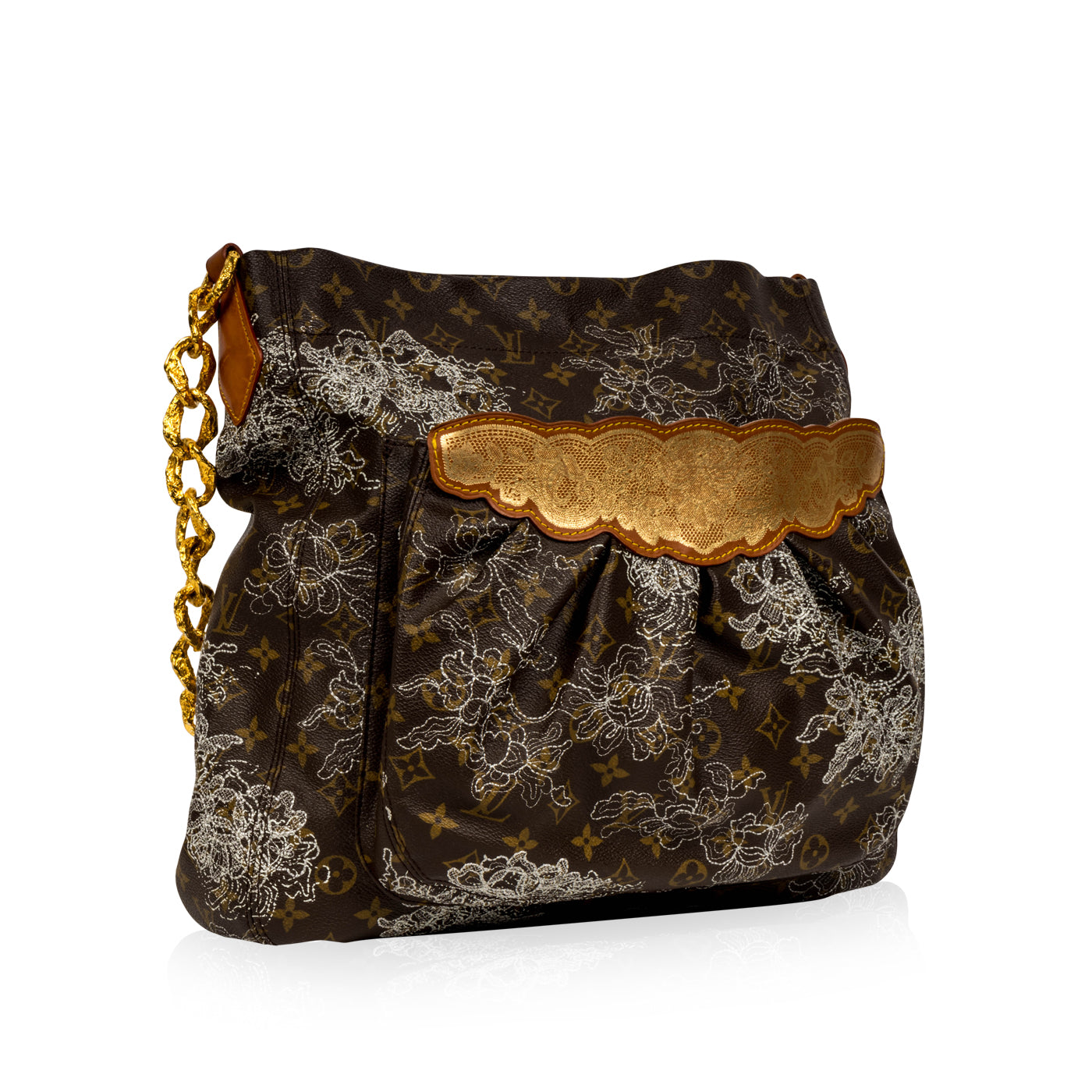 Large Shoulder Bag - Monogram Dentelle