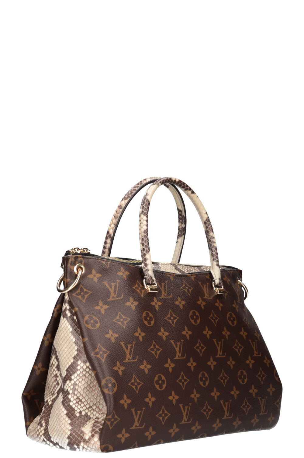 LOUIS VUITTON Pallas Tote MNG Python