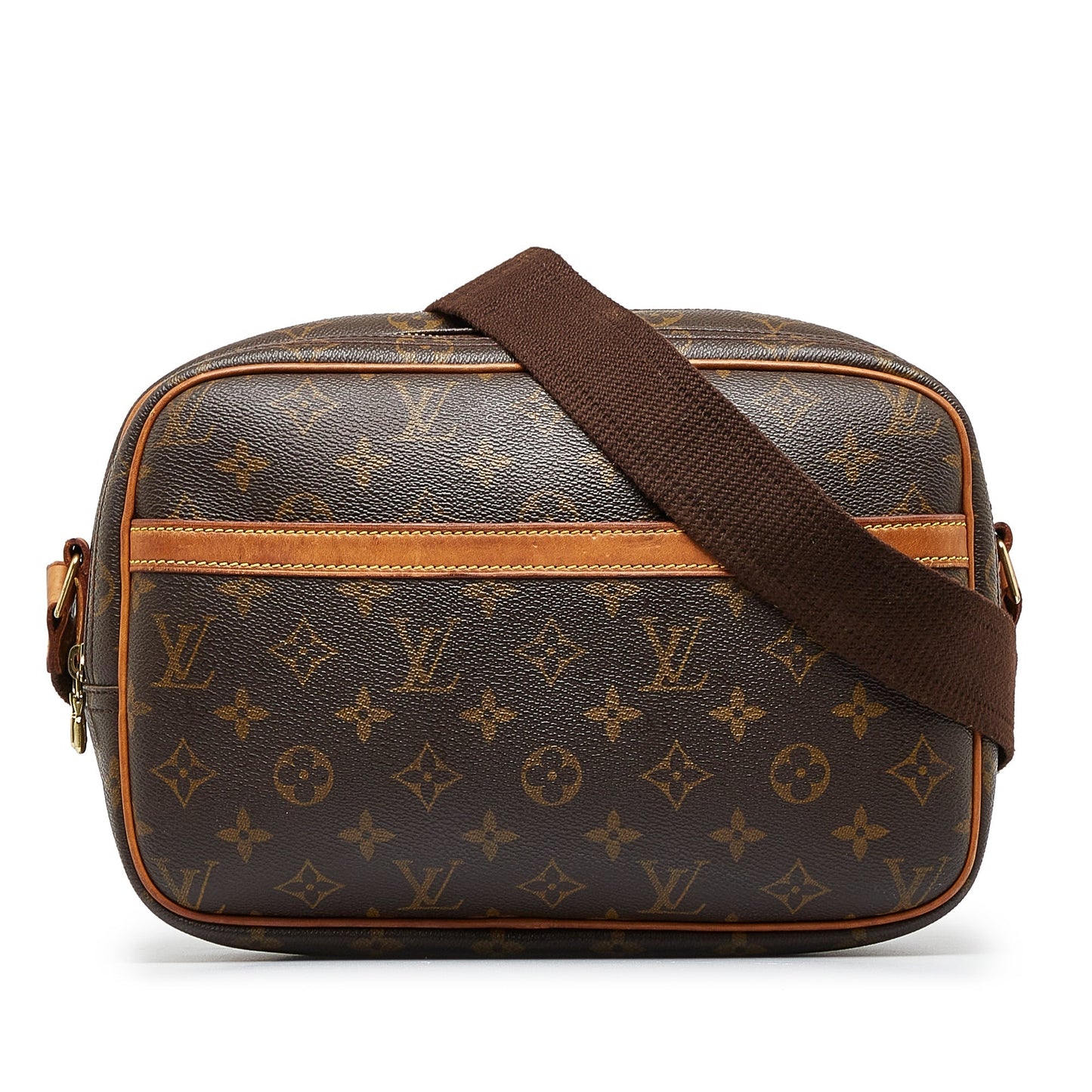 LOUIS VUITTON Monogram Reporter PM Crossbody Bag