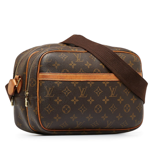 LOUIS VUITTON Monogram Reporter PM Crossbody Bag