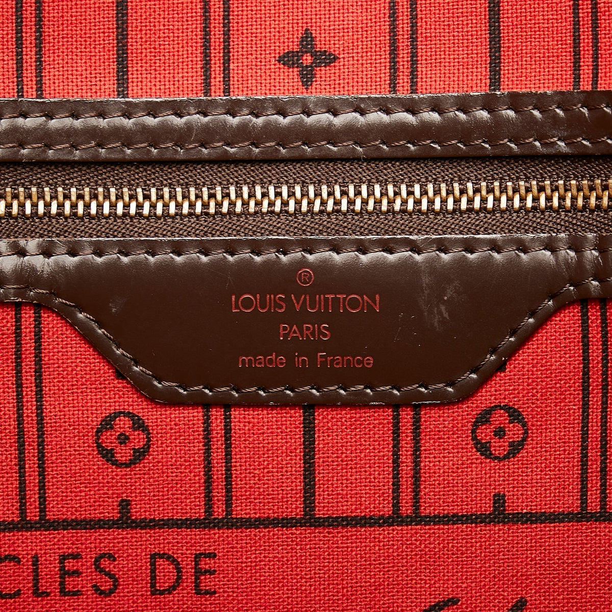 Louis Vuitton Neverfull MM Damier Ebene Canvas