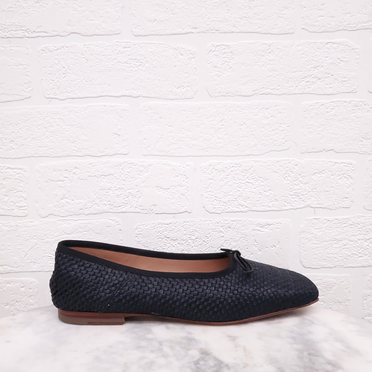 MANSUR GAVRIEL BRAIDED FLATS - SIZE 36.5
