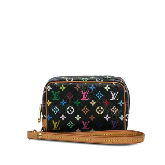 Black Louis Vuitton Monogram Multicolore Trousse Wapity Pouch