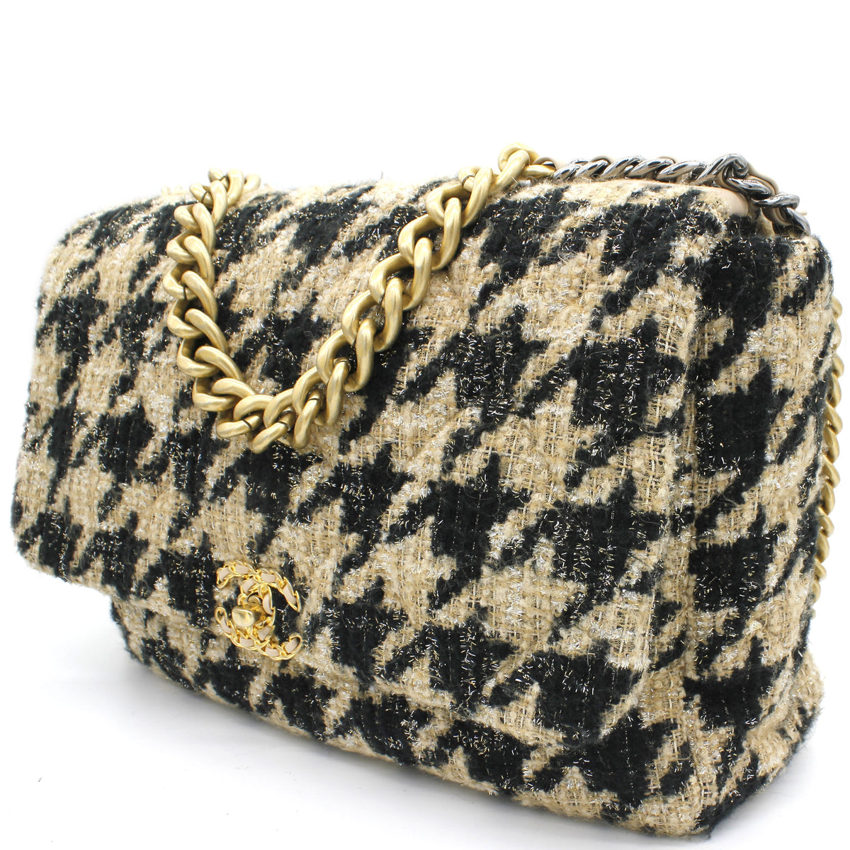 Chanel Quilted Maxi 19 Flap Fabric