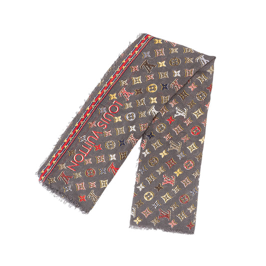 LOUIS VUITTON Louis Vuitton Giant Pop Monogram Scarf