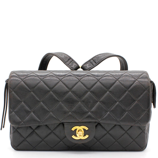 Chanel Black lambskin Vintage Backpack
