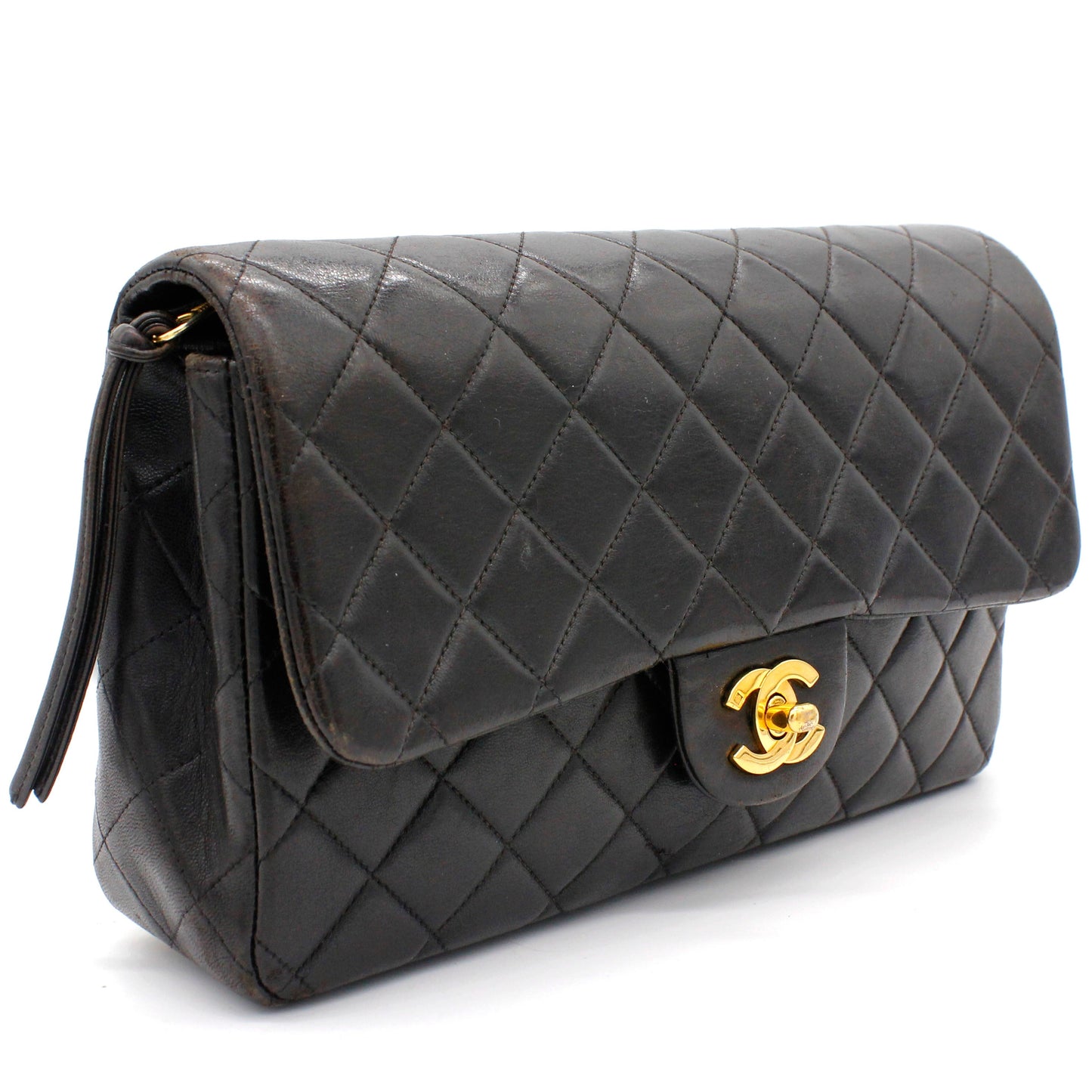 Chanel Black lambskin Vintage Backpack