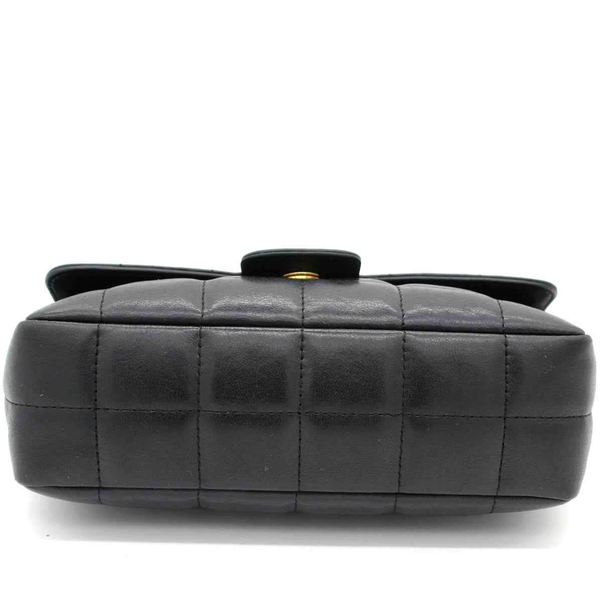Chanel Square Quilted Chocolate Bar Mini Flap Black