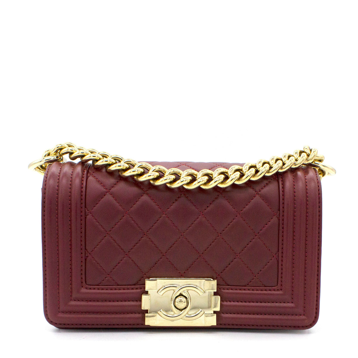 Chanel Le Boy Flap Bag Quilted Lambskin Small