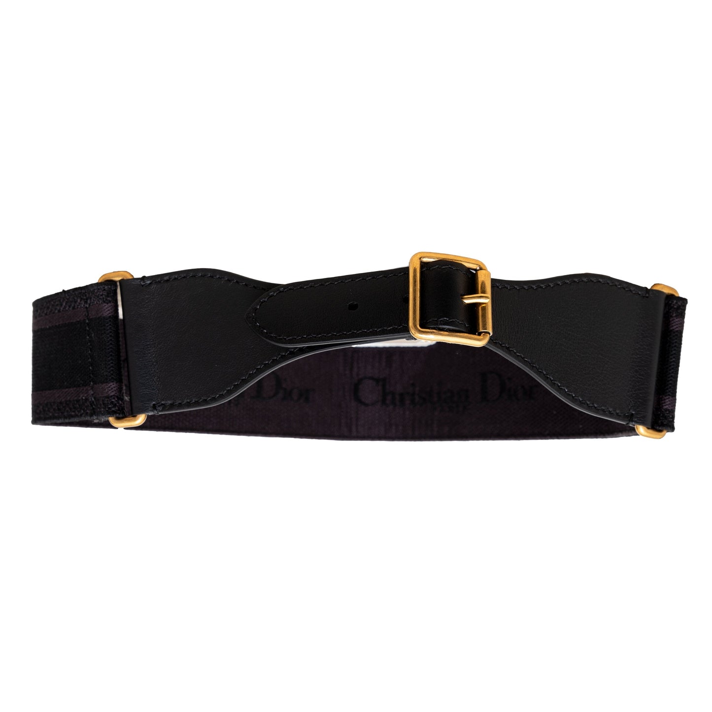 DIOR Christian Dior Wide Canvas Belt