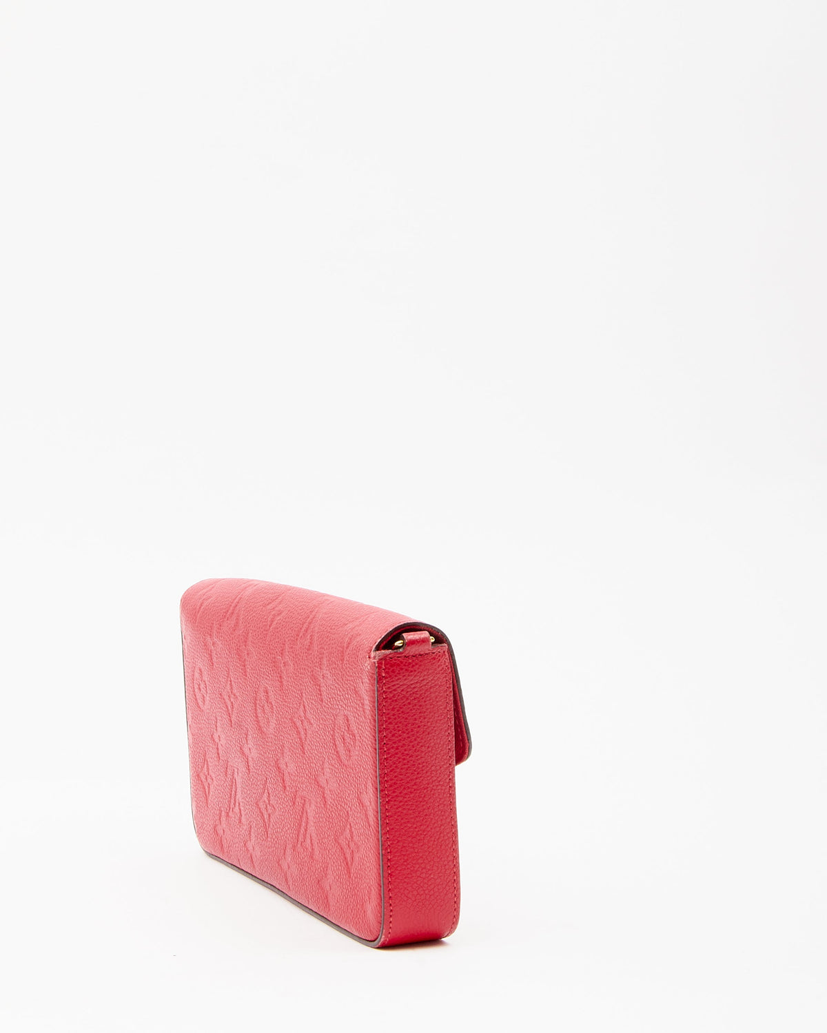 Louis Vuitton Red Monogram Empreinte Felicie Chain Shoulder Bag