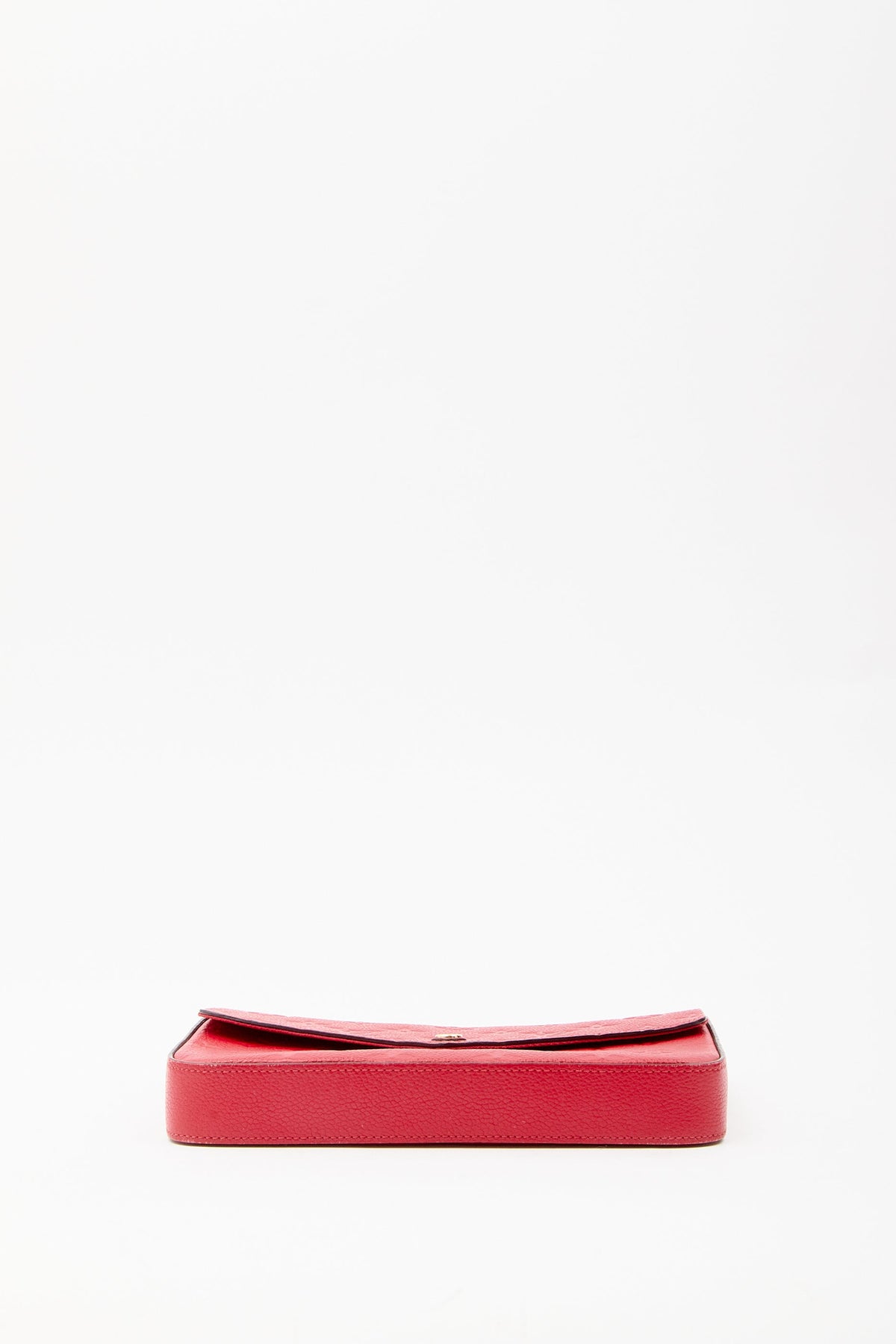 Louis Vuitton Red Monogram Empreinte Felicie Chain Shoulder Bag
