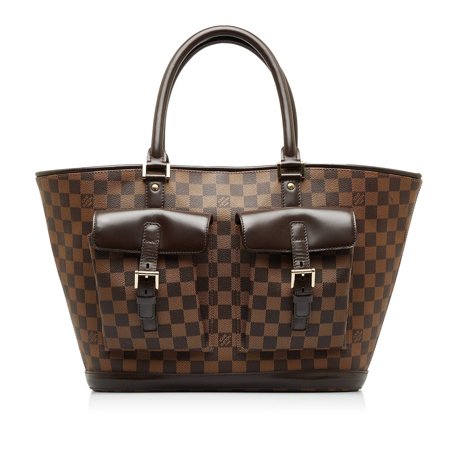 Brown Louis Vuitton Damier Ebene Manosque GM Tote Bag