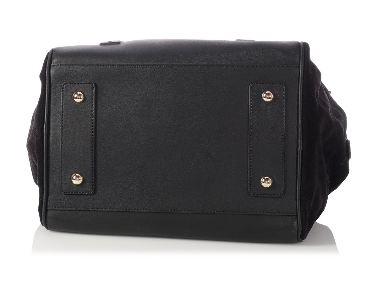 Mulberry Black Maisie Clipper Satchel