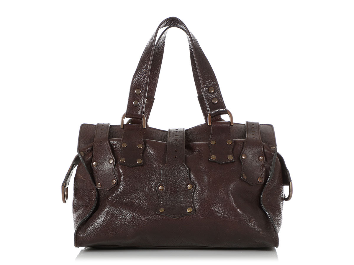 Mulberry Dark Chocolate Darwin Leather Roxanne