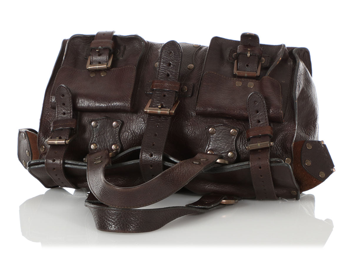 Mulberry Dark Chocolate Darwin Leather Roxanne