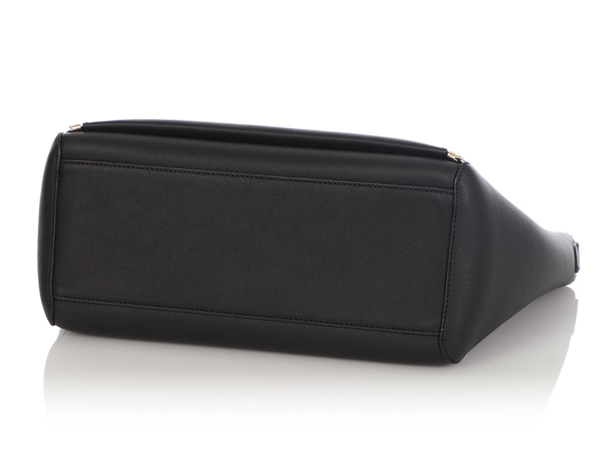 Mulberry Small Black Willow Tote