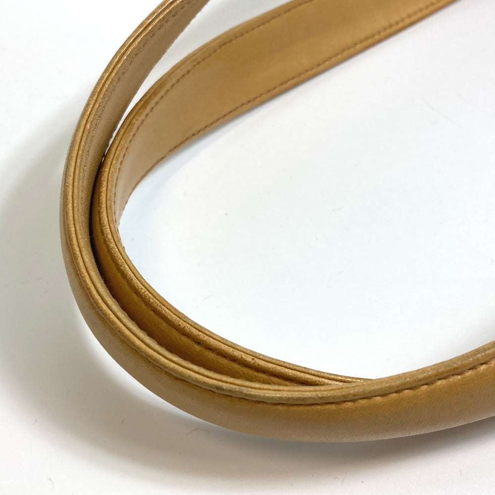 CHANEL Tote Bag A17809 Calfskin beige CCCOCO Mark Chocolate bar Women Used