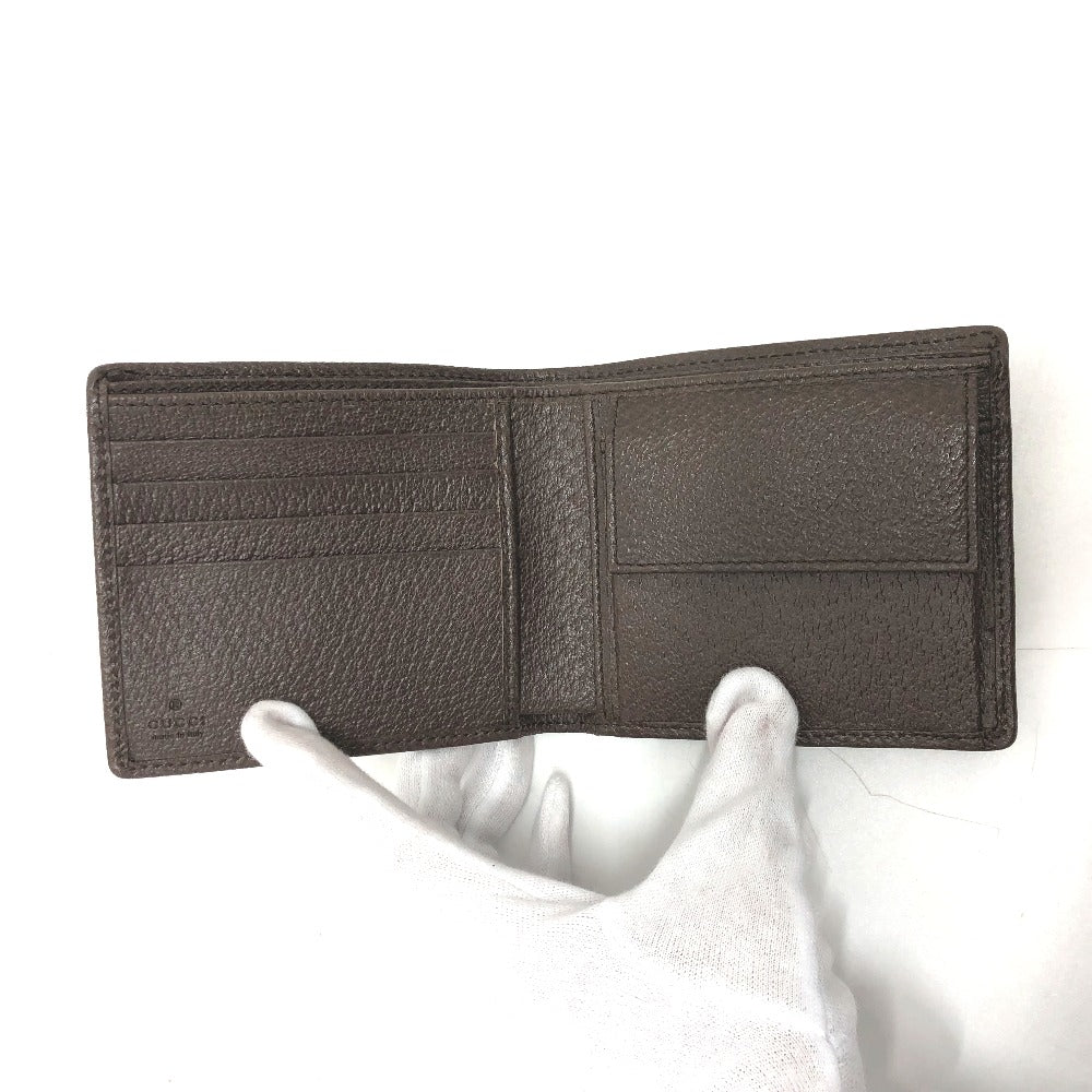 GUCCI Folded wallet 699314 GG canvas beige GG jumbo Women Secondhand
